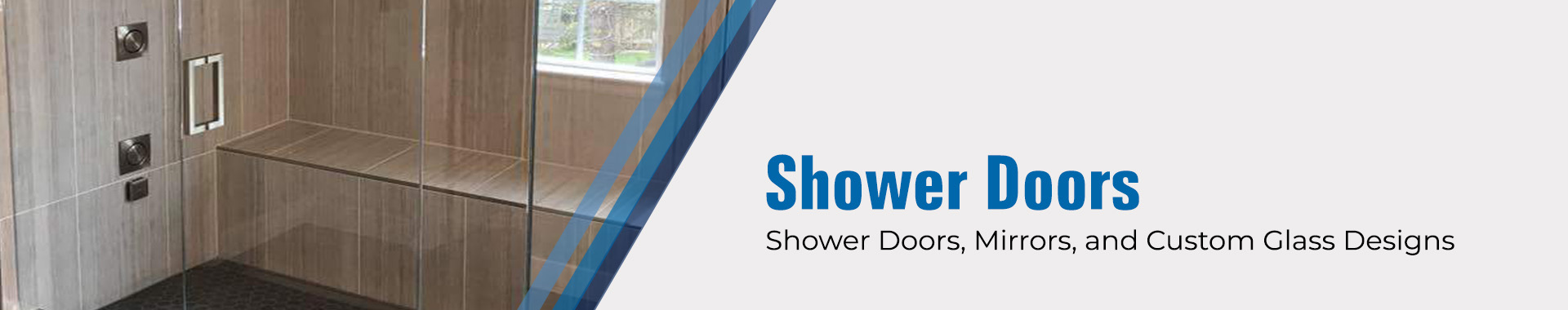 L&L Glass Shower Doors banner